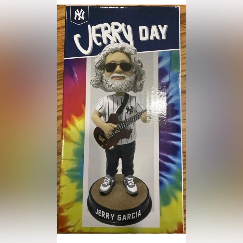 NY Yankees Bobblehead Limited Edition Grateful Dead jerry Garcia New York 8/1/22